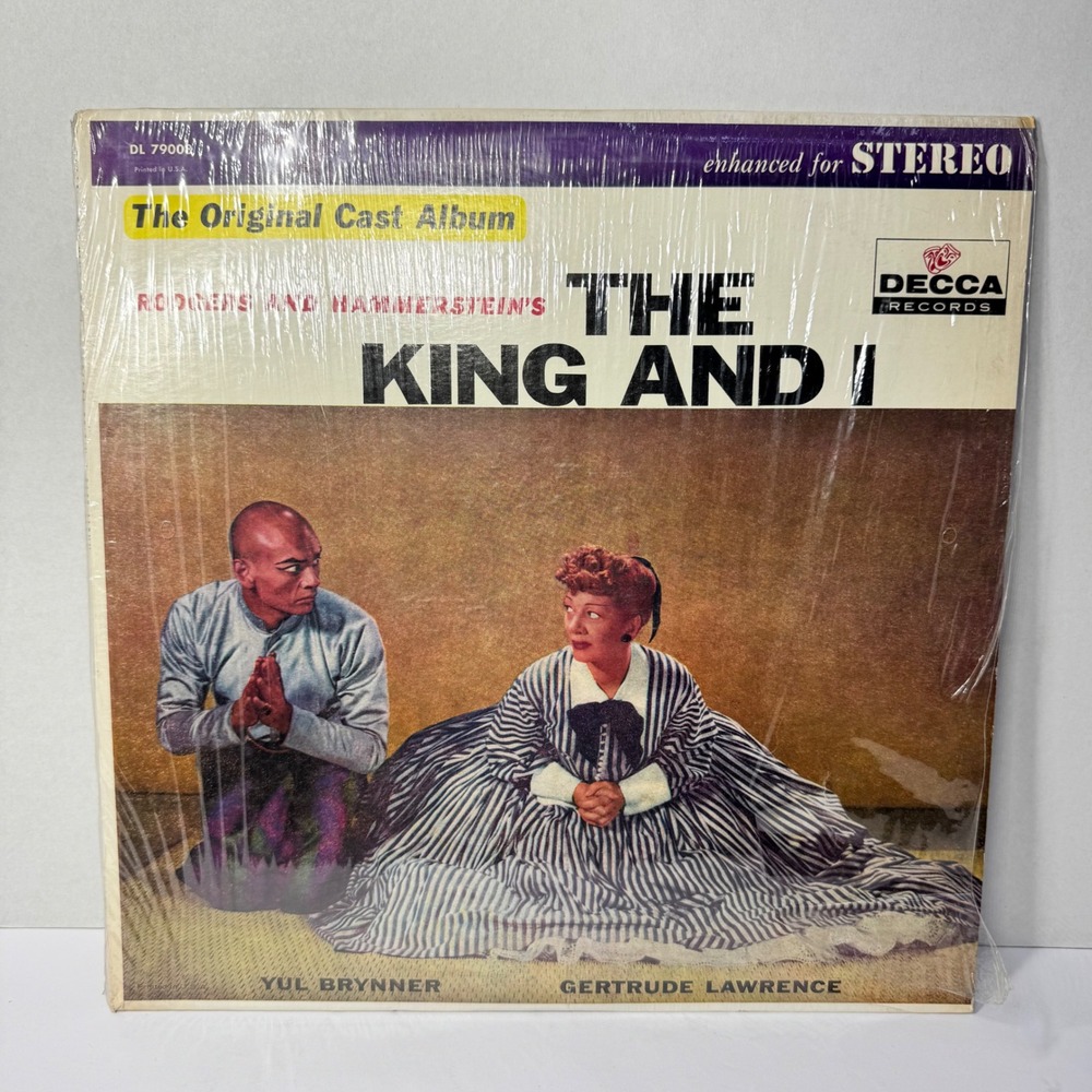 Vintage‎ The King and I Original Cast Album Vinyl LP Record Decca Stereo 1951